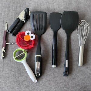 Kitchenaid Calpholon Black Kitchen Utensil Set